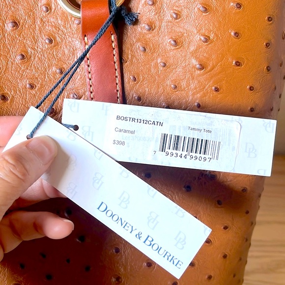 Dooney & Bourke Ostrich Tammy Tote - Picture 7 of 9